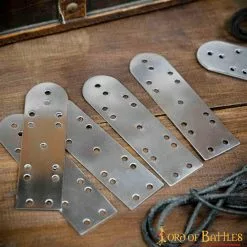 Birka Lamellar Plates 100 Piezas Lamellae De Acero Sueltas Para Armadura Lamelar Viking/Rus/Khazar