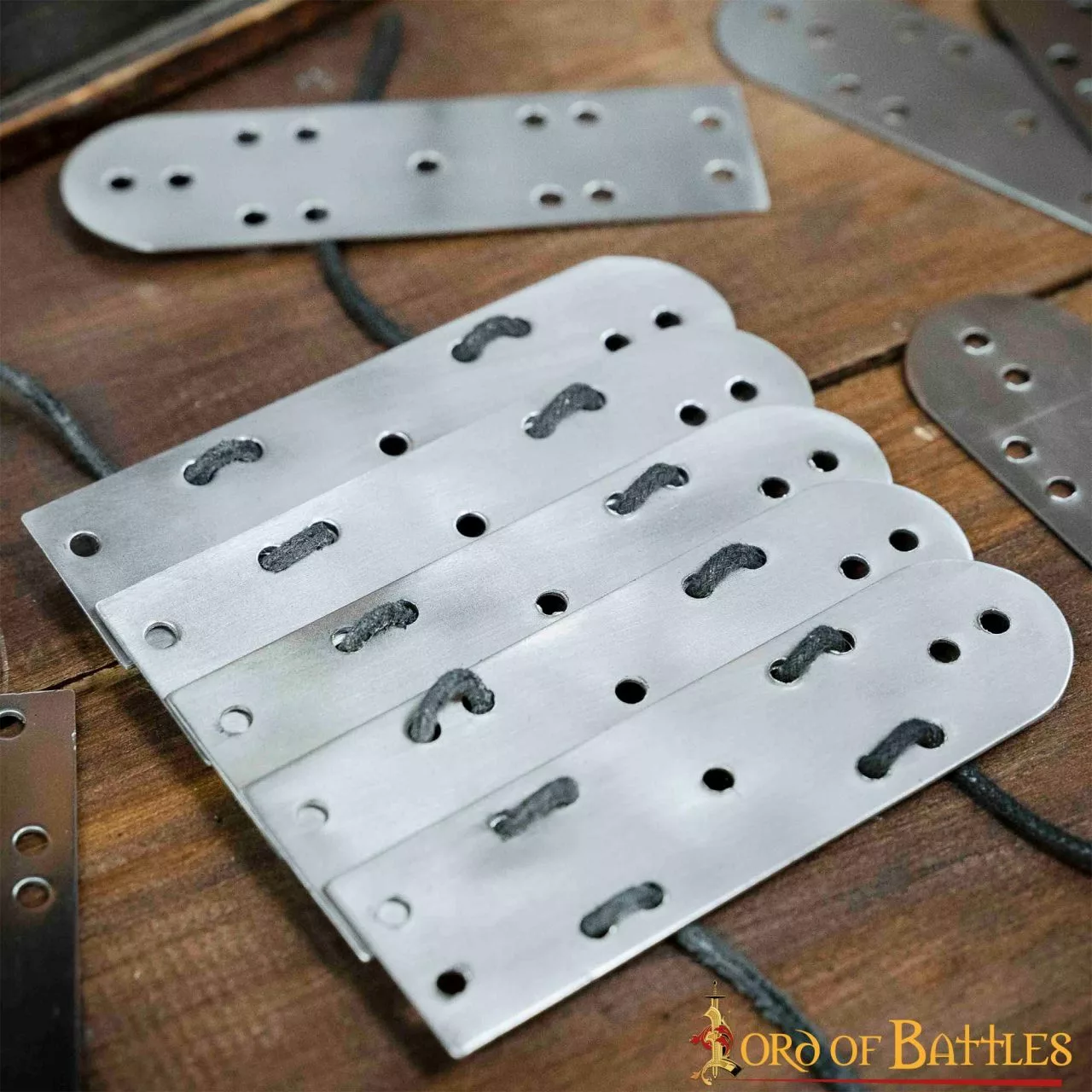 Birka Lamellar Plates 100 Piezas Lamellae De Acero Sueltas Para Armadura Lamelar Viking/Rus/Khazar 6 Birka Lamellar Plates 100 Piezas Lamellae De Acero Sueltas Para Armadura Lamelar Viking/Rus/Khazar - Imagen 4