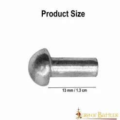 Juego De 25 Remaches De Acero De Cabeza De Seta Para Armadura De Placas Equipo De Cuero 10 Juego De 25 Remaches De Acero De Cabeza De Seta Para Armadura De Placas Equipo De Cuero -Armadura Ventas 9722 25pcs