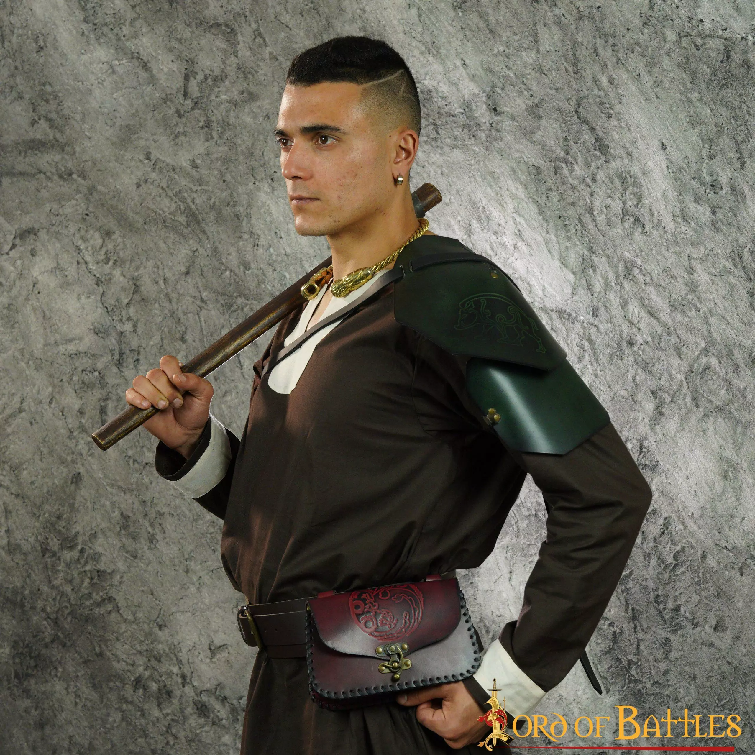 Faldones De Cuero Con Diseño En Relieve Del Reino De Mercia 8 Faldones De Cuero Con Diseño En Relieve Del Reino De Mercia - Imagen 6