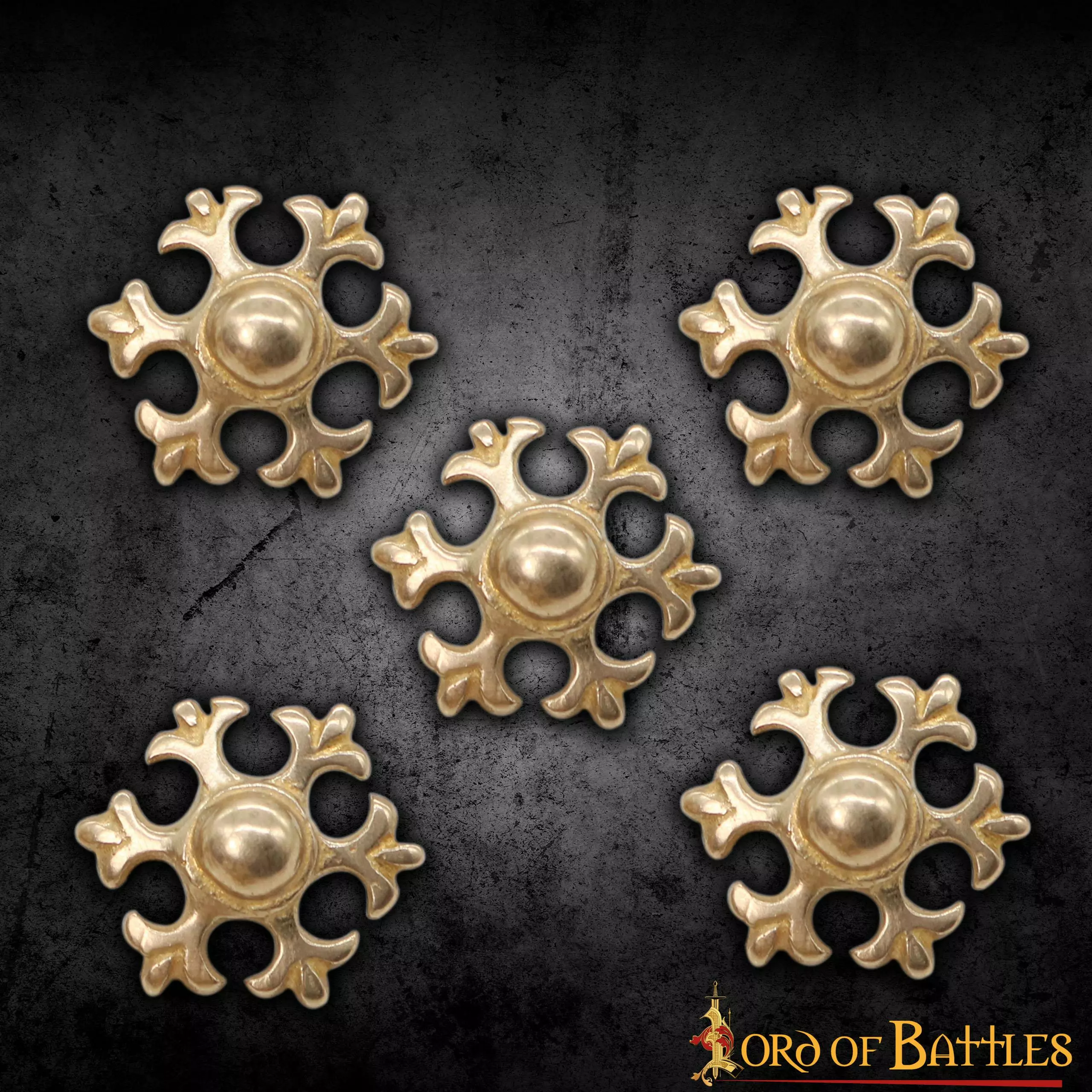 Juego De 5 Soportes Funcionales De Cuero De Latón Macizo Fleur Pure 7 Juego De 5 Soportes Funcionales De Cuero De Latón Macizo Fleur Pure - Imagen 5