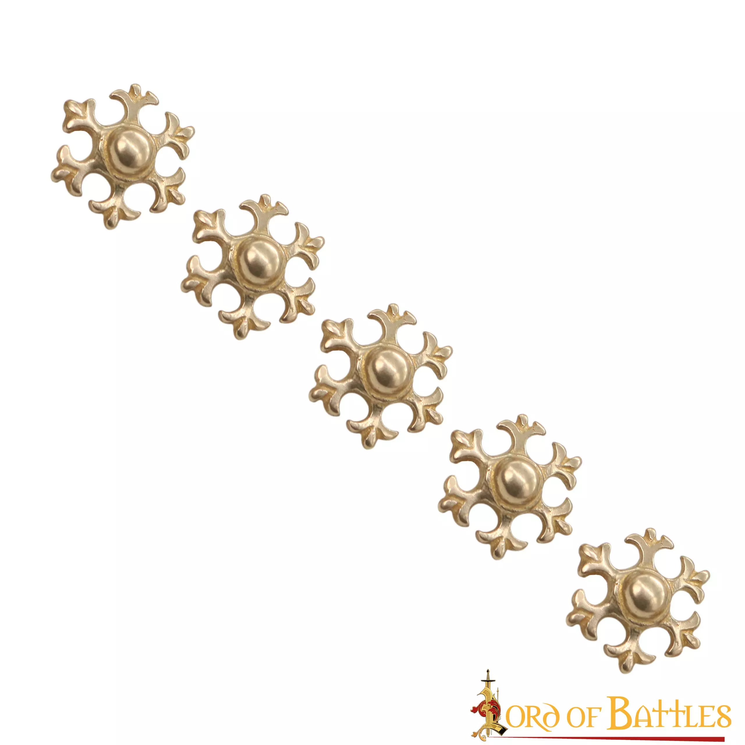Juego De 5 Soportes Funcionales De Cuero De Latón Macizo Fleur Pure 4 Juego De 5 Soportes Funcionales De Cuero De Latón Macizo Fleur Pure - Imagen 2