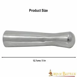 Punta De Lanza Medieval Redonda Culata De Acero Artesanal Accesorio -Armadura Ventas SIZE 2