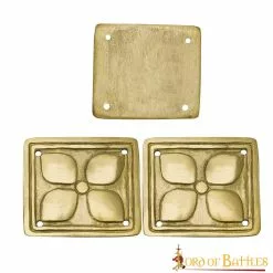 Juego De 3 Adornos Florales Romanos De Latón Puro Para Cinturón 10 Juego De 3 Adornos Florales Romanos De Latón Puro Para Cinturón -Armadura Ventas WhatsApp Image 2022 07 25 at 3.11.02 PM 1