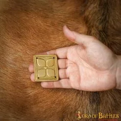 Juego De 3 Adornos Florales Romanos De Latón Puro Para Cinturón 13 Juego De 3 Adornos Florales Romanos De Latón Puro Para Cinturón -Armadura Ventas WhatsApp Image 2022 07 25 at 3.11.02 PM 3