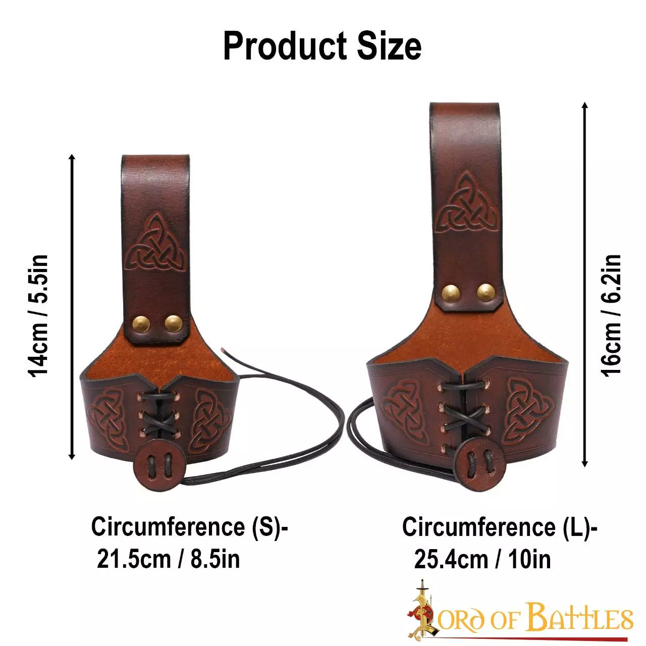 Soporte De Cuerno Artesanal Con Diseño De Nudo Celta En Relieve 5 Soporte De Cuerno Artesanal Con Diseño De Nudo Celta En Relieve - Imagen 3