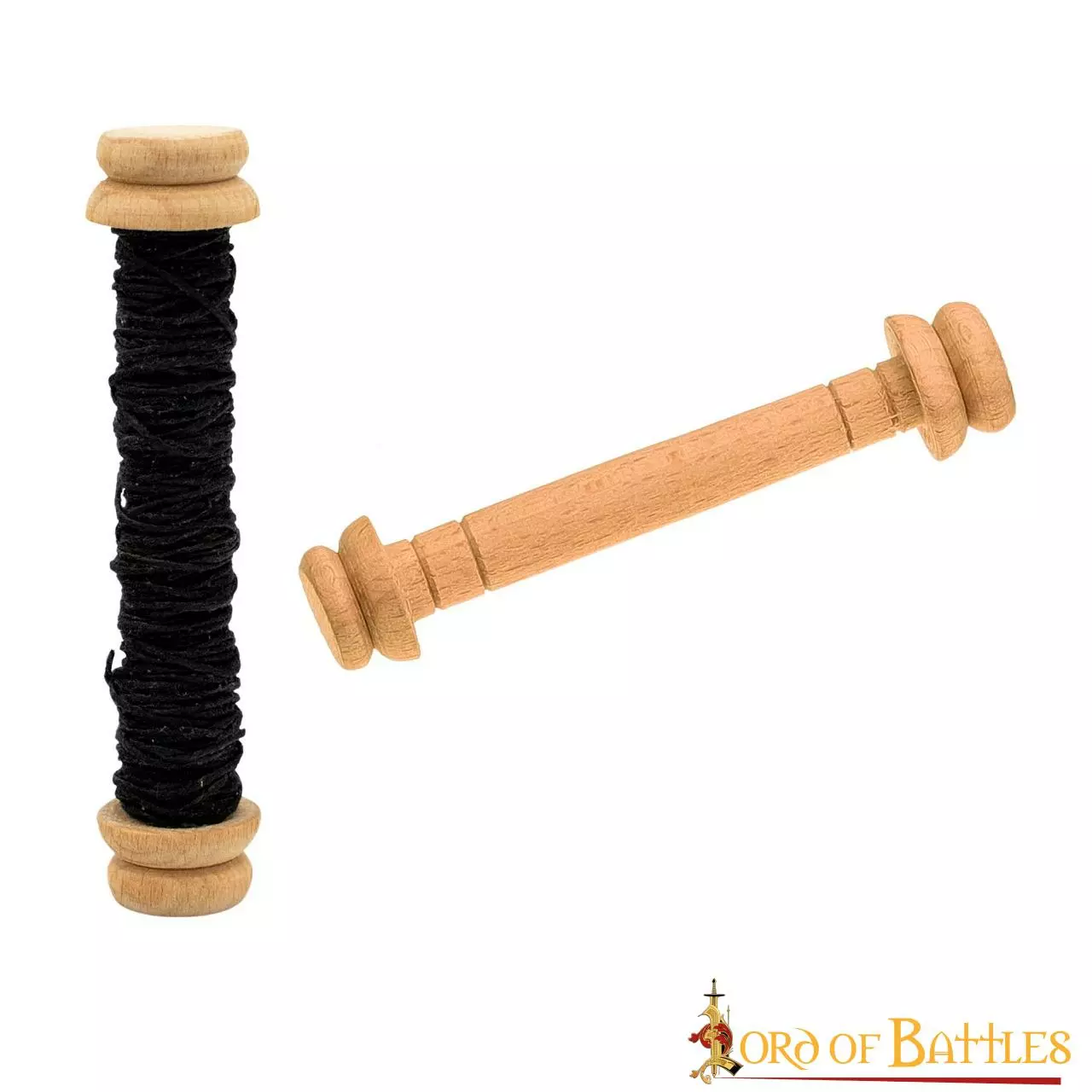 Carrete Artesanal De Madera De Hilo Largo 4 Carrete Artesanal De Madera De Hilo Largo - Imagen 2