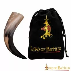 Cuerno Para Beber Vikingo Con Textura Natural Hecho A Mano Auténtico Cuerno De Buey
