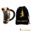 Taza De Cerveza Medieval Hecha A Mano Con Cuerno De Buey Auténtico