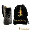 Taza De Cerveza Medieval Vikinga Vegvisir Tankard Hecha A Mano Con Auténtico Cuerno De Buey -Armadura Ventas WhatsApp Image 2022 12 20 at 6.27.35 PM
