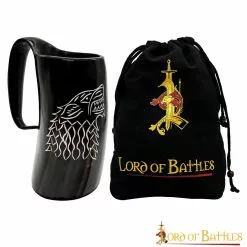 Taza De Cerveza Medieval Vikinga Hecha A Mano Con Auténtico Cuerno De Buey