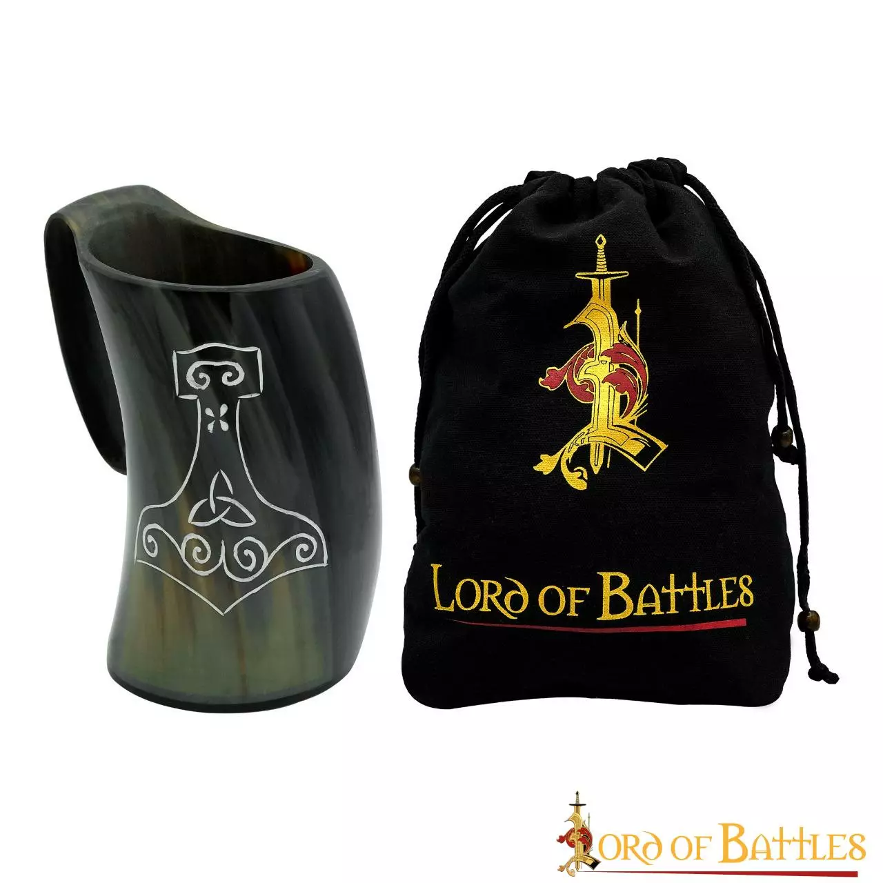 Medieval Vikingo Mjolnir Cuerno Tankard Taza De Cerveza Hecho A Mano Genuino Cuerno De Buey 3 Medieval Vikingo Mjolnir Cuerno Tankard Taza De Cerveza Hecho A Mano Genuino Cuerno De Buey