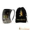 Taza De Cerveza Medieval Vikinga Hecha A Mano Con Auténtico Cuerno De Buey -Armadura Ventas WhatsApp Image 2022 12 22 at 10.01.50 AM