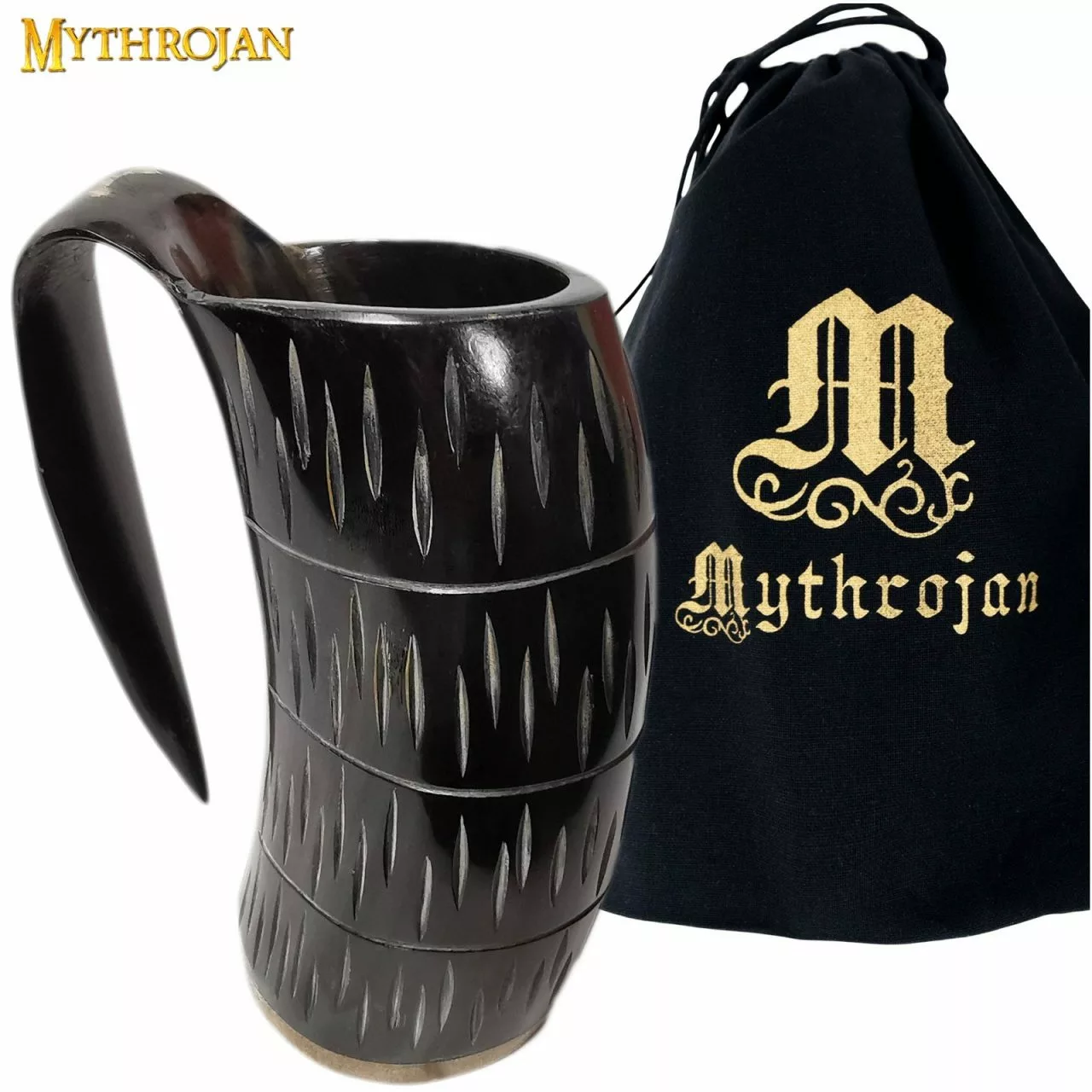 Mythrojan Viking Drinking Tankard Con Hebilla Medieval Correa De Cuero Taza De Vino Cerveza Hidromiel 600ml - Acabado Pulido 3 Mythrojan Viking Drinking Tankard Con Hebilla Medieval Correa De Cuero Taza De Vino Cerveza Hidromiel 600ml - Acabado Pulido