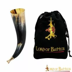 Trompa Vikinga Con Boquilla De Latón Macizo