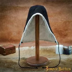 Gorro Medieval Acolchado Negro 11 Gorro Medieval Acolchado Negro -Armadura Ventas WhatsApp Image 2023 04 08 at 1.53.57 PM 4