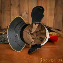 Casco De Acero De Legionario Romano Con Penacho -Armadura Ventas WhatsApp Image 2023 04 15 at 1.01.22 PM 1