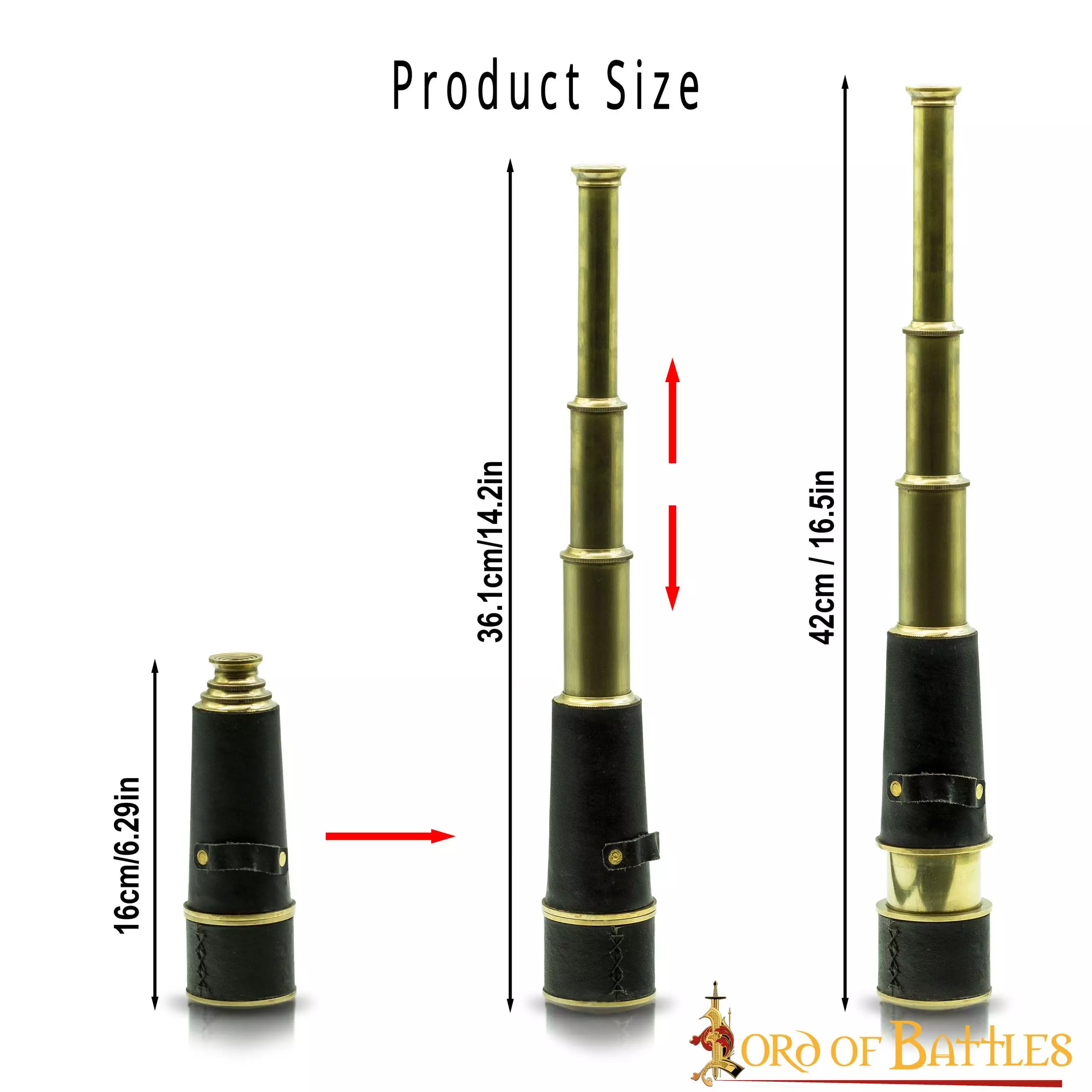 Catalejo Pirata Telescopio Con Soporte De Cuero Steampunk Cosplay Outfits 5 Catalejo Pirata Telescopio Con Soporte De Cuero Steampunk Cosplay Outfits - Imagen 3