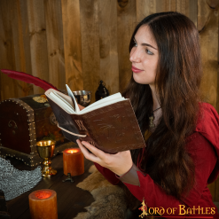 The Dragon Journal Diario De Notas Hecho A Mano En Piel Auténtica -Armadura Ventas libro 06 2