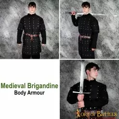 Armadura Medieval De Brigantes Con Placas De Acero Remachadas -Armadura Ventas pattern 2 8