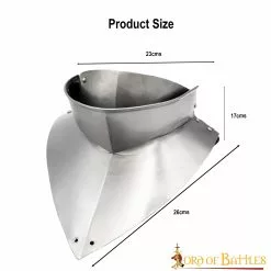 Gorget Medieval Del Siglo XV Con Bevor Calibre 16 11 Gorget Medieval Del Siglo XV Con Bevor Calibre 16 -Armadura Ventas size 11