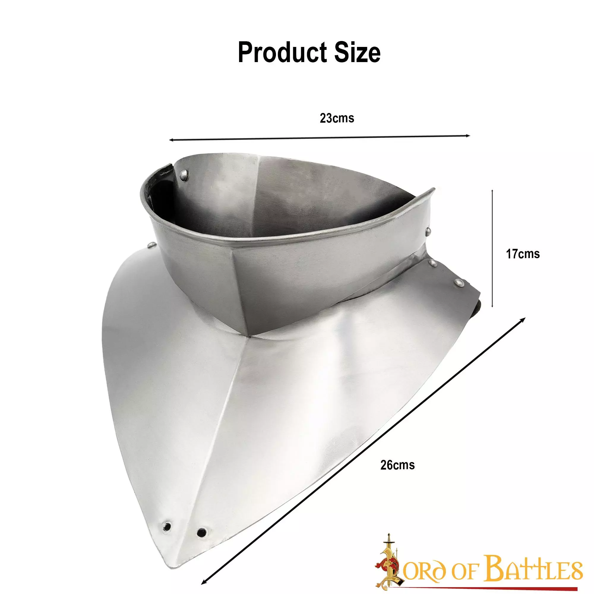 Gorget Medieval Del Siglo XV Con Bevor Calibre 16 6 Gorget Medieval Del Siglo XV Con Bevor Calibre 16 - Imagen 4