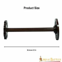 Soporte Para Bastón Accesorio Funcional De Madera Auténtica Hecho A Mano -Armadura Ventas size 3 1