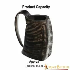 Taza De Cerveza Medieval Vikinga Hecha A Mano Con Cuerno De Búfalo Auténtico 10 Taza De Cerveza Medieval Vikinga Hecha A Mano Con Cuerno De Búfalo Auténtico -Armadura Ventas size 3