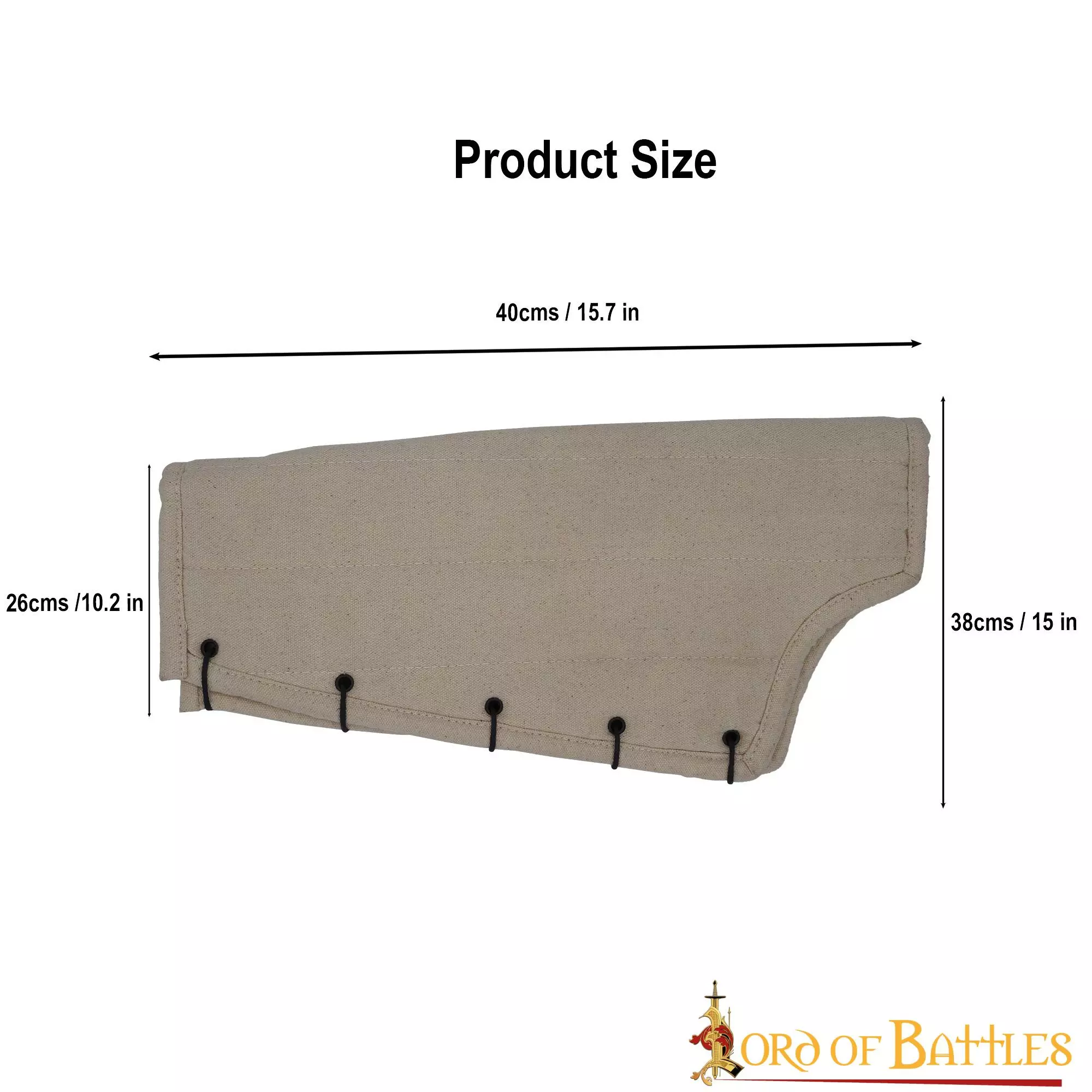 Grebas Medievales Acolchadas Hechas A Mano Con Resistente Lienzo De Algodón 5 Grebas Medievales Acolchadas Hechas A Mano Con Resistente Lienzo De Algodón - Imagen 3